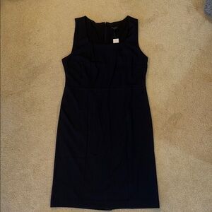 Ann Taylor Black Sleeveless Sheath Dress